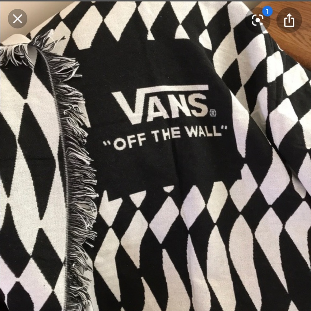 Vans Woven Blanket  “Off the Wall” - Only One Left